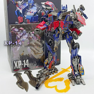  30cm XP14 Optimus Prime Biến Hình Đồ Chơi Tư Lệnh Lớn Xe Tải Mô Hình Robot Biến Hình Hành Động 