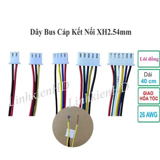 Dây bus cáp kết nối điện XH2.54mm 2pin-3pin-4pin-5pin-6pin giá 1 sợi-LinhkienHD