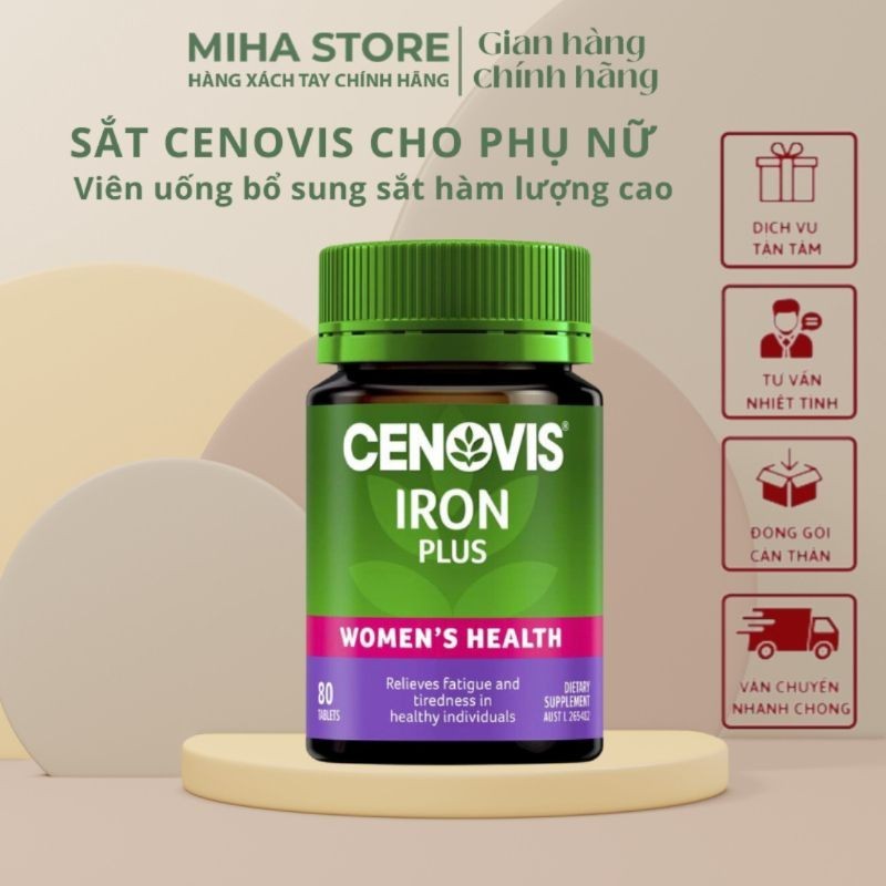 Viên bổ sung sắt Cenovis Iron Plus