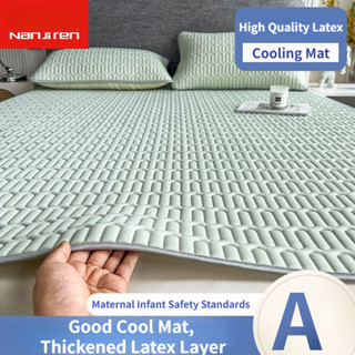 Ice Silk Chiếu điều hoà Cao Su Đệm Gối Bộ Ba Mảnh Mùa Hè Trẻ Em Có Thể Giặt Nệm Giường Đơn Thảm Cho Ký Túc Xá Sinh Viên