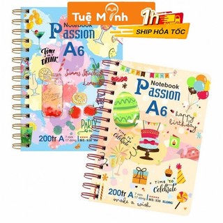 Sổ tay Klong A6 200 trang VPPTUEMINH lo xo kép dọc bìa dễ thương KLong MS 936