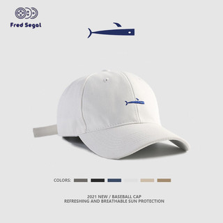 Unisex Korean style small fish patterned baseball cap