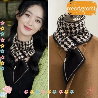 Khăn choàng cổ cashmere mềm mại và ấm áp thoáng khí họa tiết kẻ sọc 1