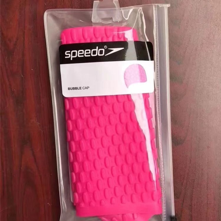 Mũ Bơi Thanh Niên Speedo Speedo Mũ Bơi Bong Bóng Chống Thấm Nước Chuyên Nghiệp Silicone Nam Nữ Trưởn