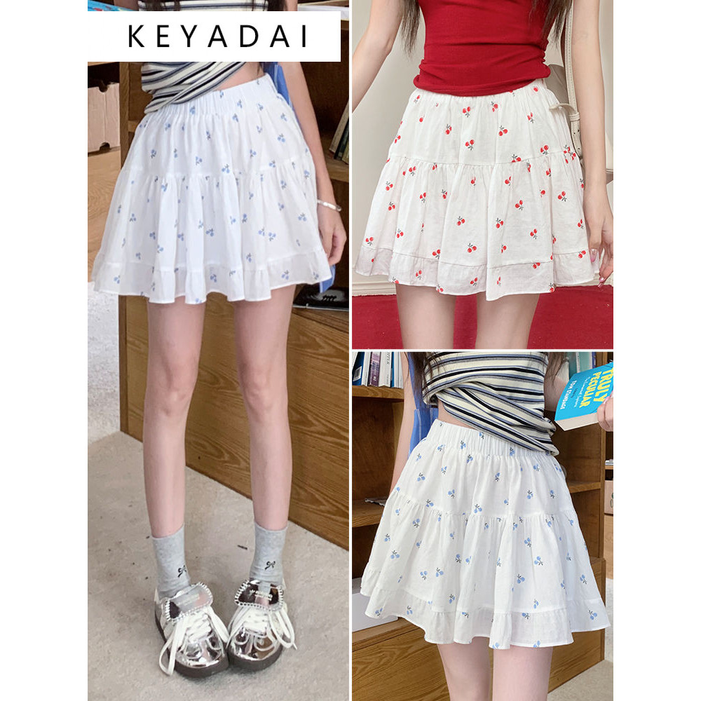 KEYADAI Chân váy chân váy chữ Casual Đơn giản Thời trang INS WSQ2450R3I 20Z240515