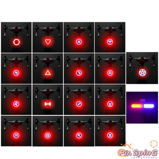 2024 HẤP DẪN!! Đèn hậu xe đạp LED 10 Lumens, Đèn hậu xe đạp chống nước IPX-2 cấp độ sống Đèn hậu USB có thể sạc lại