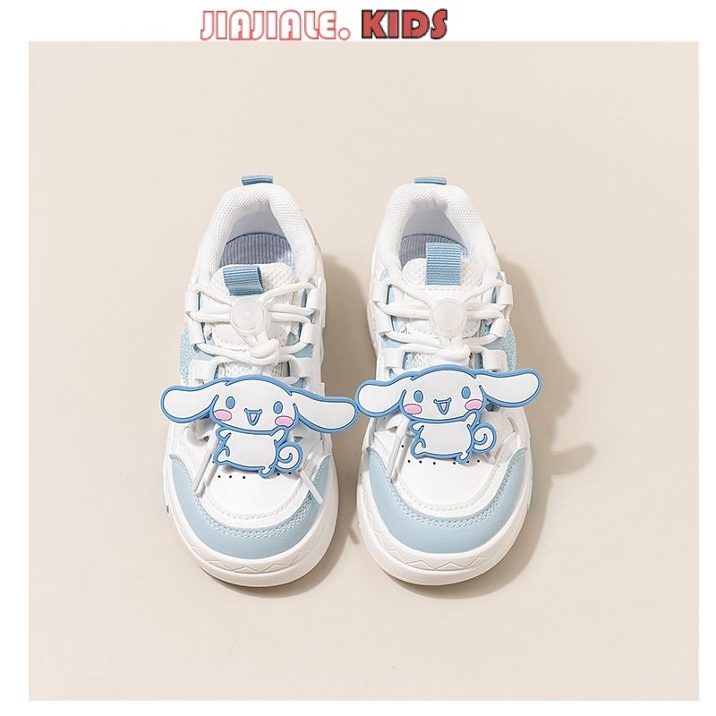 Bé Gái Cinnamoroll Board Giày Trẻ Em Mẫu Giáo Giày Thể Thao Kuromi Đế Mềm