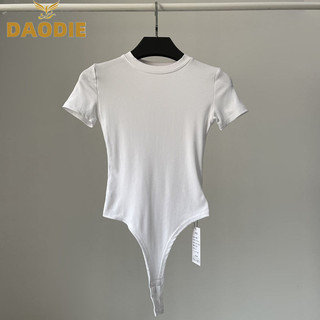 DAODIE bodysuit áo hở lưng áo liền quần cổ điển thanh lịch nhí nhảnh trendy WCS24414UL 21Z240521