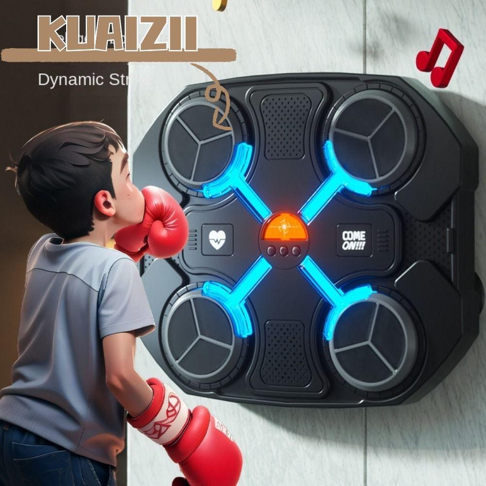 Máy đấm bốc âm nhạc thông minh KUAIZII, Boxing Sports Agility Boxing Wall Target, Tập thể dục thể dục Bluetooth Punching Pad Phản ứng Tập thể dục Túi cát