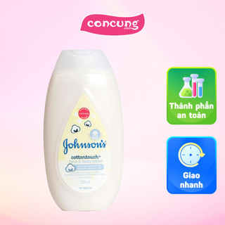 Sữa dưỡng thể toàn thân Johnson's baby cotton touch dịu nhẹ cho bé 200ml