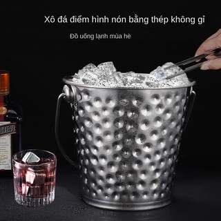 Hàng có sẵn xô đựng đá viên / rượu sâm panh bằng thép không gỉ kiểu châu âu