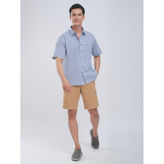 Quần short khaki túi hộp VIETTIEN SMART CASUAL vải 100%Cotton phom regular - 6S8308NRKSHD1