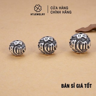 Bạc s925: charm bi bạc lục tự htjewelry ph293