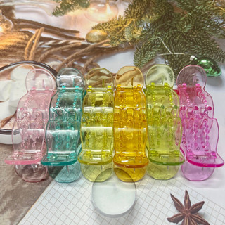 [ giao nhanh 2h ] Set 12 kẹp tóc càng cua trơn 5R màu trong loại 1