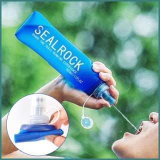 Bình Nước Linh Hoạt Bình Nước Nhỏ Gọn Bình Chạy Bình Mềm Chạy Chai Nước TPU Gấp Du Lịch myashovn