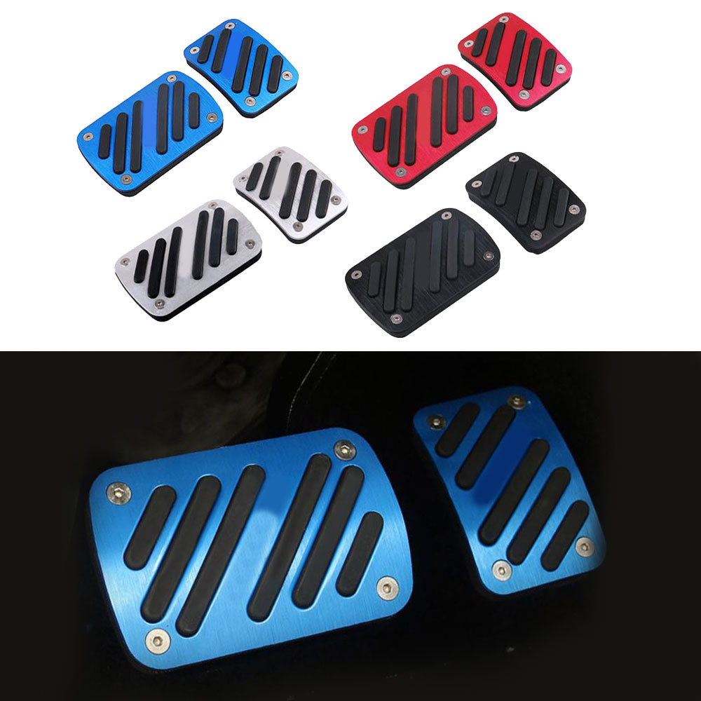 2 Chiếc AT Xe Ô Tô Hợp Kim Nhôm Bàn Đạp Bao Bàn Đạp Cho Xe Đạp Peugeot 308S 308 408 3008 4008 5008 Cho Citroen C5 AIRCROSS 2014-2019 Acc.