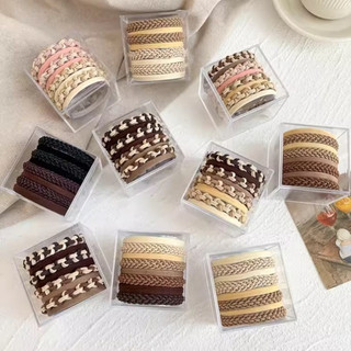 Dây buộc tóc scrunchies co giãn bền đẹp đơn giản trẻ em