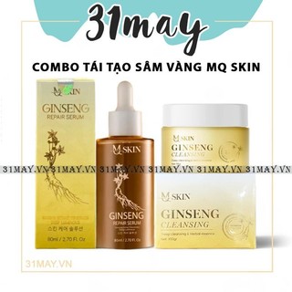 Combo tái tạo da sâm vàng mq skin hỗ trợ cải thiện da nám mụn lão hoá
