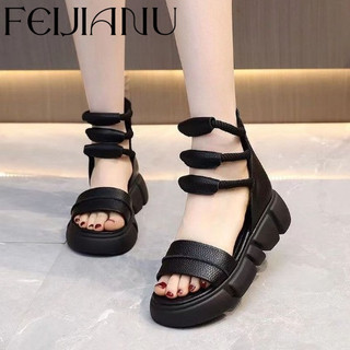 FEIJIANU  dép sandal nữ giày sandal nữ dép đế cao đi biển Thoải Mái Thời Trang Mùa Hè Cho Nữ Đa màu sắc Kiểu dáng độc đáo Thời thượng Thiết kế độc đáo FDL2460LXW 26Z240627