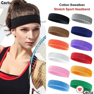 Băng đô cotton hút ẩm khi chơi tennis/yoga/bóng rổ/chạy bộ/gym