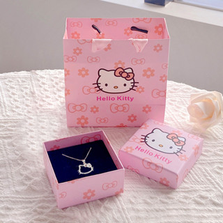 Mèo Kitty Quà Tặng Vòng Tay Bộ Vòng Cổ Nhẫn Bé Gái Ngày Lễ Tình Nhân Quà Tặng Ngày Nữ Hộp Trang Sức Quà Tặng Sinh Nhật Túi Bọc Phụ Kiện Thời Trang Quà Tặng Bạn Gái Quà Tặng Ngày Của Mẹ