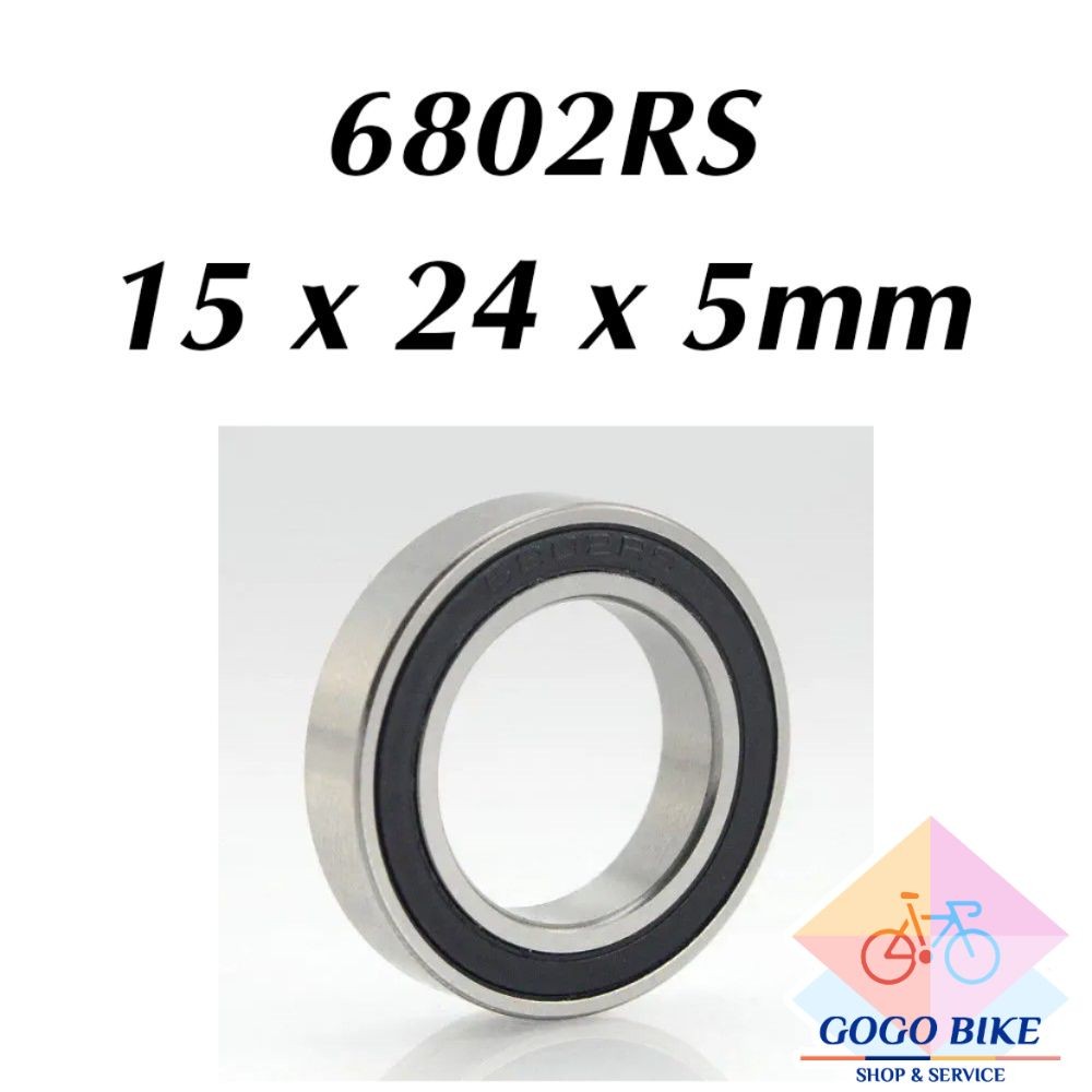 [GoGo Bike] Vòng bi bạc đạn 6802rs 6802zz cho xe đạp - 1 Vòng