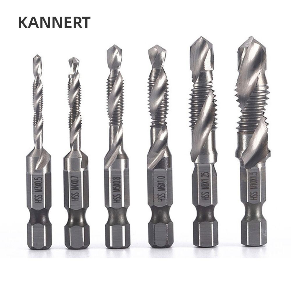 Kannert Hex Shank Dụng cụ khoan Tap Drill Bits Dụng cụ cầm tay Máy vít Shank Tap Drill Bits