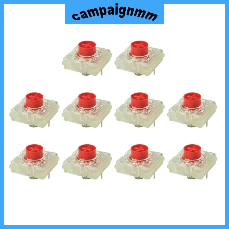Camp Low-Profile Cherry MX Red Switch Set - 10 Cái cho LP Low Profile Backlit Keyswitc