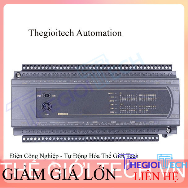 💥 Board mạch PLC ES FX3U 64MT -32 input 32 output transistor  RS232/RS485, hỗ trợ analog, xung tốc đ
