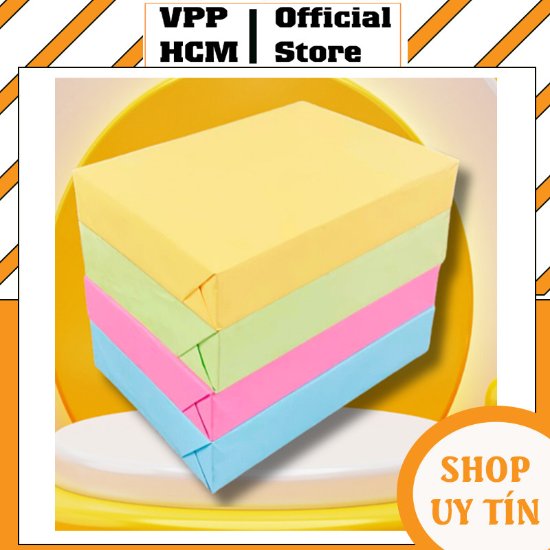 [Giấy Ford Màu] Giấy A5 Định Lượng 70gsm, 500 tờ độ dày cao, bề mặt láng mịn A5