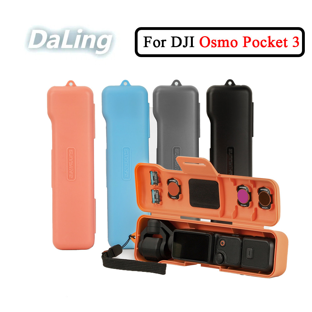 Túi Camera Dành Cho DJI Osmo Pocket 3 Hộp Bảo Quản Chống Rơi Hộp Bảo Vệ Có Thể Giữ Bộ Lọc DJI Osmo P