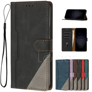 Ốp Lật Tương Phản Retro Cho Tecno Camon 40 30 20 19 11 Pova 7 Curve 5 4 Neo Pro Ultra Premier 5G Ví Da Đựng Thẻ Bảo Vệ Vỏ Điện Thoại