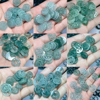Chất liệu nguy hiểm nước xanh Jadeite 12 Cung hoàng đạo, Hoa may mắn, Bông tuyết, Kirin, Cáo Ngọc bích tự nhiên Một mặt dây chuyền hàng hóa