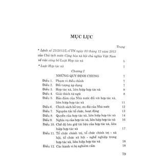 Sách - Luật Hợp Tác Xã (Hiện Hành)