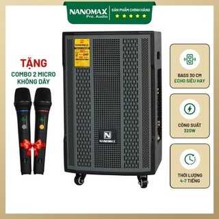 Loa kéo nanomax sk-12i bass 30cm 320w karaoke bluetooth