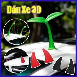 Trang trí ô tô dễ thương, chống va chạm ô tô, dán 3d, trang trí nóc ô tô, trang trí còi ô tô, ngộ nghĩnh và dễ thương, trang trí đám cưới ô tô