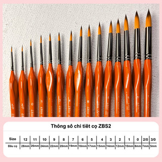 Cọ zbs2 art power lông nhân tạo