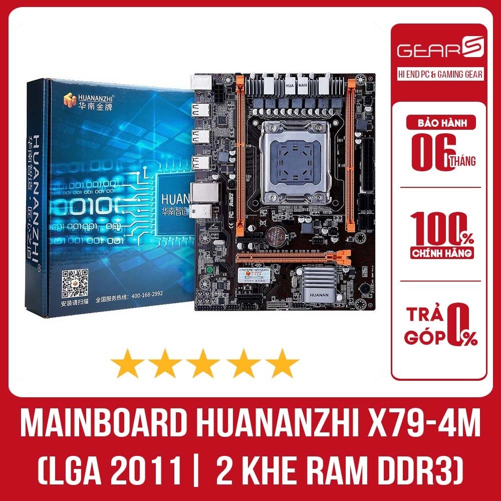 [FULL VAT] Bo mạch chủ HUANANZHI X79 4M LGA 2011 - Bảo hành 06 Tháng