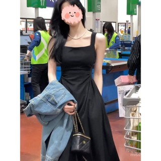 Cao Cấp Mỏng Hơn Nhìn Trắng Cao Cấp Sling Sang Trọng Váy Chữ a Mỡ mm Đầu Xuân Plus Kích Thước Phong Cách Mới Phong Cách Pháp 1PRN