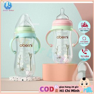 Bình sữa chất liệu PPSU chống rơi/chống ngạt cho bé 0-6 tháng tuổi, chống ngạt