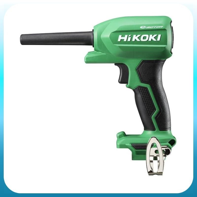 HiKOKI (formerly known as Hitachi Power Tools) 18V rechargeable air duster in strong black. Battery and charger sold separately. Model number RA18DA (NNBL).