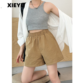 XIEYU quần short nữ quần đùi nữ jean Cổ điển Durable fashionable comfortable WDK24400LZ 19Z240508