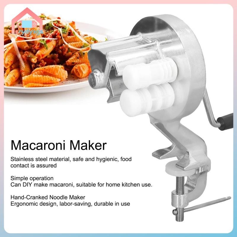 Hướng dẫn sử dụng Máy làm mì ống Máy ép mì gia dụng Máy làm mì thủ công cho nhà bếp Fettuccine Nhà hàng Macaroni