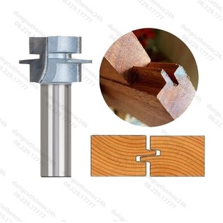 Mũi phay gỗ ghép ván nhân liền soi ghép thẳng 1 nhân dày 2cm 3cm MSGV1N 