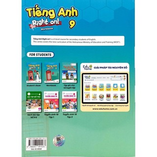 Sách Tiếng Anh 9 Right On! Workbook (Chuẩn)