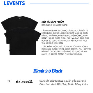 Áo Thun Levents Blank Boxy 2.0 Tee