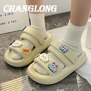 CHANGLONG  dép sandal nữ dép bánh mì nữ dép bánh mì Chống Trượt Đẳng cấp Phá cách Chống bám bụi Thoải mái Siêu nhẹ Đế linh hoạt FDL2440AHA 20Z240517