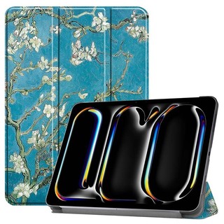 Ốp da pu cho 2024 ipad pro 11 inch a2837 a3006 cover bìa lật cứng thế hệ thứ 5 ipadpro11 m4 ipadpro 11 "vỏ bảo vệ giá đỡ