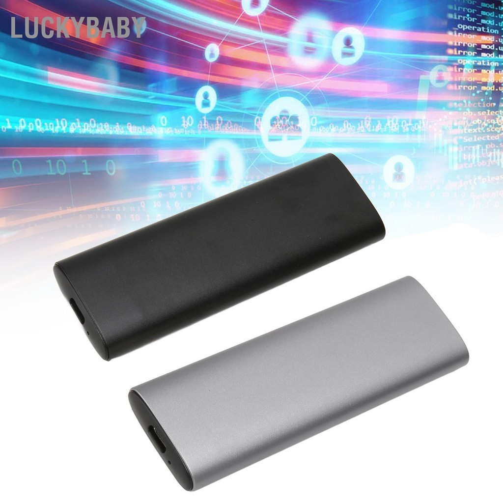 LUCKYBABY M.2 NVME SATA SSD Vỏ Adapter USB 3.2 Gen 2 10 Gbps Hỗ Trợ UASP Hợp Kim Nhôm Cho PCIE NGFF 2230 2242 2260 2280