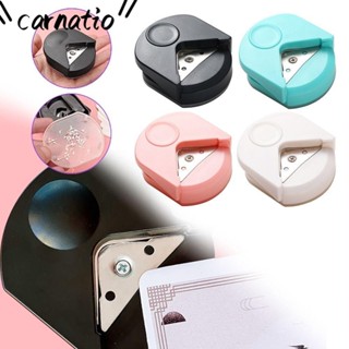 Carnatio R4 Máy Cắt Phi Lê Mini Di Động Góc Tròn Giấy Đấm Thẻ Ảnh Cắt Thủ Công DIY Thêu Sò Dụng Cụ Máy Tông Đơ Giấy